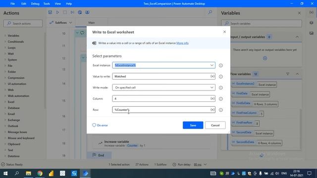 How to compare Two excel files in Power Automate Desktop || Power automate desktop || #Microsoft смотреть онлайн
