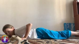 Гимнастика. Большая домашняя тренировка с Катей. Gymnastics. Workout at home. Rhythmic gymnastics