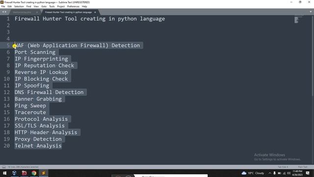 I need your suggestions creating tool firewall detection web in python language | Cyber Wings смотреть онлайн
