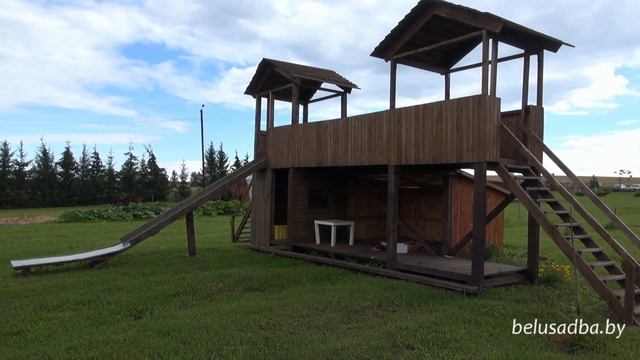Усадьба Верес - детская площадка, Усадьбы Беларуси смотреть онлайн