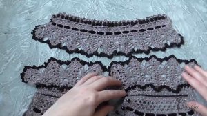 Бохо стиль ஐ Изысканные манжеты и колье ручной работы ஐ Вязание крючком