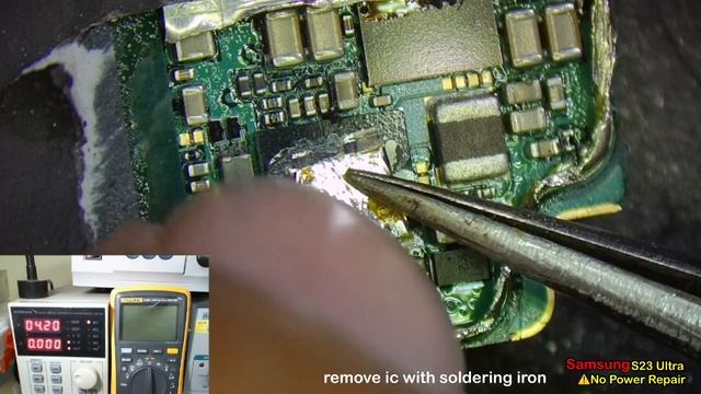 Samsung S23 Ultra No Power Repair. Not Turning On. Not Charging￼