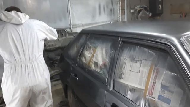 Полная покраска ваз 2114 2 часть смотреть онлайн