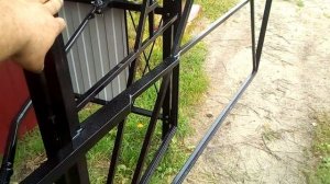 Складные распашные ворота каркас