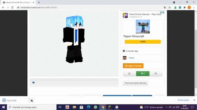 Minecraft Skin Değiştirme (Java Editon)2021 смотреть онлайн