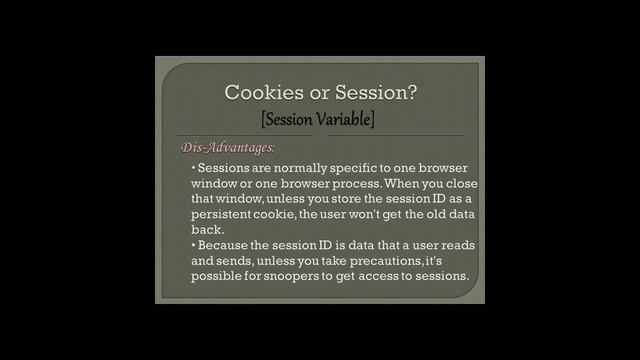 What Is the Difference between Session and a Cookie? смотреть онлайн