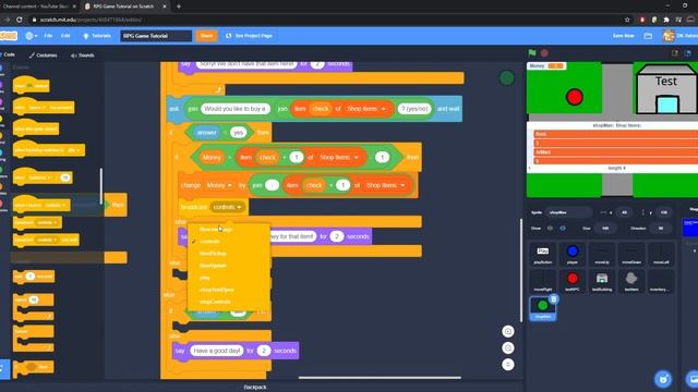 Shop Buy And Sell System!!! | How To Make An RPG Game In Scratch | Ep 4 смотреть онлайн