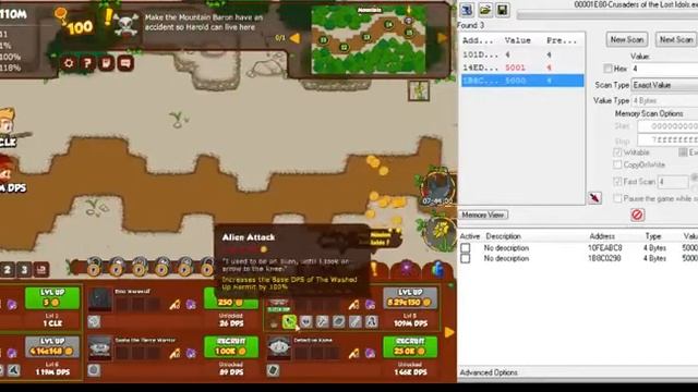 Crusaders of the Lost Idols - Cheat Engine смотреть онлайн