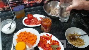 Консервы из щуки с овощами.