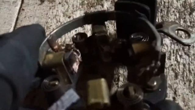 Снятие разборка и Ремонт стартера Opel Astra H 1.6 мотор Z16xep