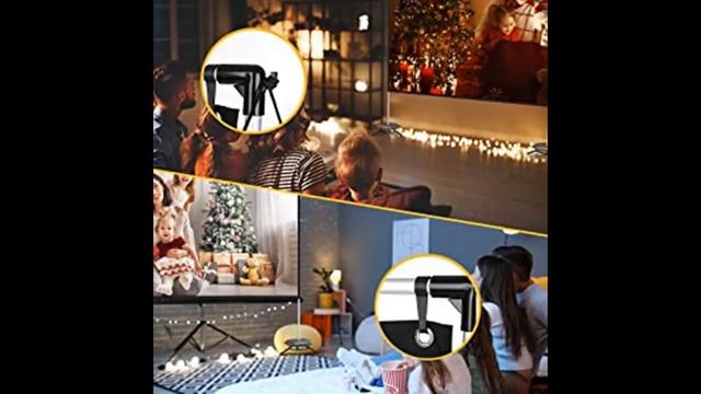 WEWATCH 100 Inch Projection Screen 16:9, 4K HD Rear Front Projections Movies Screen with Carry Bag смотреть онлайн