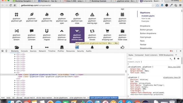 Bài 79 Glyphicon và Jumbotron trong bootstrap смотреть онлайн