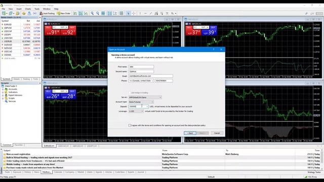 How to Demo and Receive Futures data on MetaTrader 5 смотреть онлайн