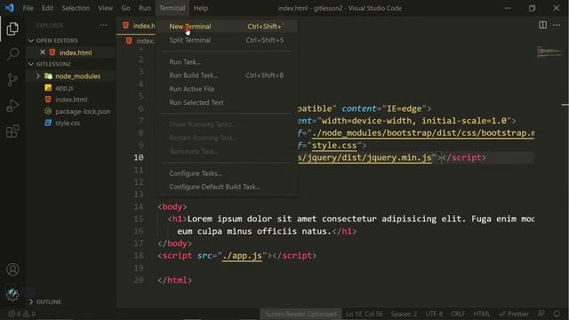 GitHub bilan ishlash , "npm" , ".gitignore" , "package.json " bilan qanday ishlash . #2 смотреть онлайн
