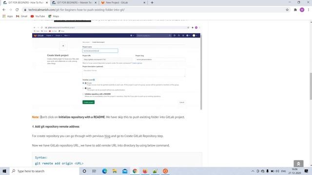 GIT FOR BEGINERS | How To Push Existing Folder Into Git | DevOps | Technical Manish смотреть онлайн