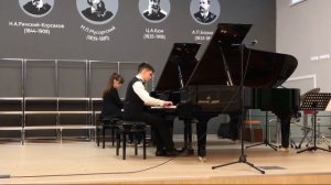 А.Хачатурян, "Танец с саблями". Дмитрий Сёмин и Елисеева Екатерина, фортепиано