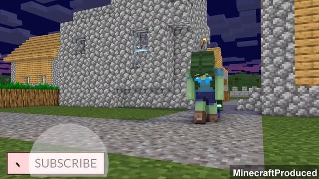 Monster School : Baby Zombie and Unhappy Family - Sad Story - Minecraft Animation смотреть онлайн