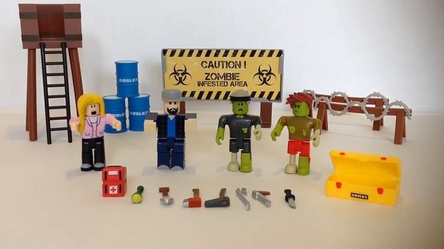 New Roblox Zombie Attack Toy unboxing redeeming exclusive item Pizza Boy Review смотреть онлайн