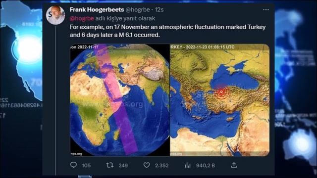 Новый прогноз от предсказателя землетрясений Фрэнка Хугербитса смотреть онлайн