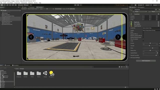 Unity 3D Car Garage Sound System | Ashplant 10 Clone Mobile iOS Android Game Development Full Cours смотреть онлайн