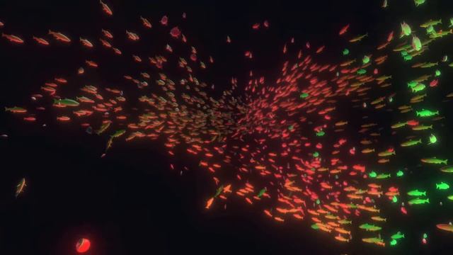 Flocking 1500 Boids смотреть онлайн