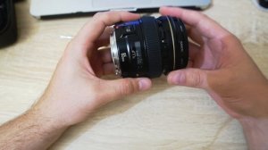 Разбор и чистка Canon 85 1.8