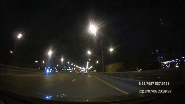 Driving in Moscow agglomeration: Красногорск - Текстильщики 06-07/07/2018 (timelapse 4x) смотреть онлайн