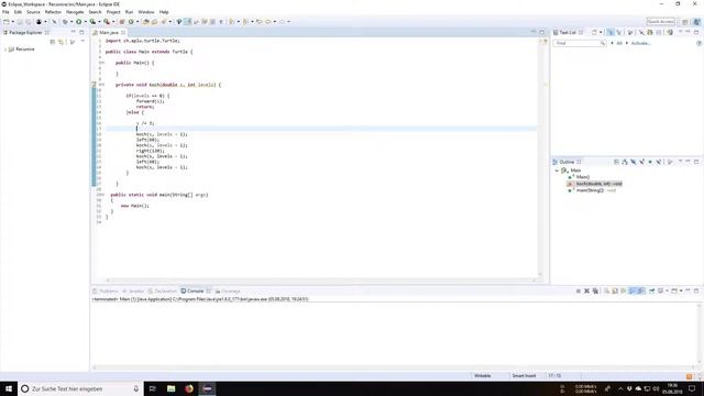 Java Turtle Graphics #06 - Koch Snowflake смотреть онлайн