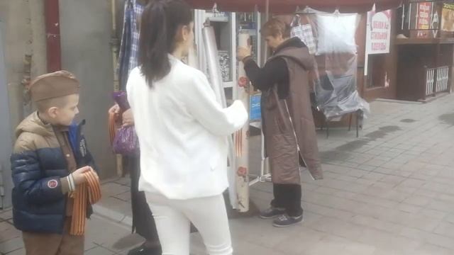 Акция Георгиевская ленточка в Цхинвале смотреть онлайн