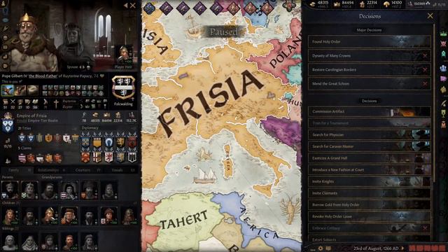 Iberian Peninsula - Holland! - Let's Play Crusader Kings 3: Tours And Tournaments - 136 смотреть онлайн