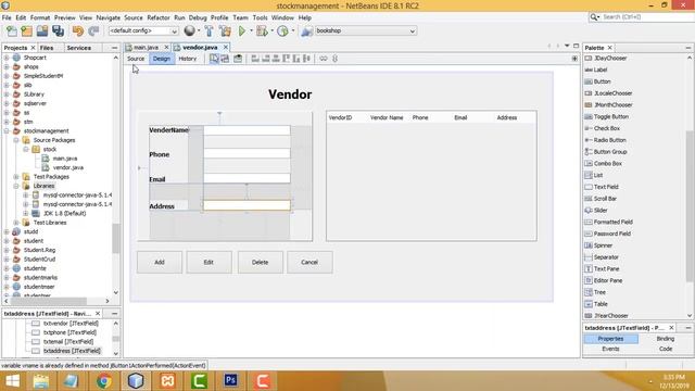 Stock Management System in Java Mysql Part 1 смотреть онлайн