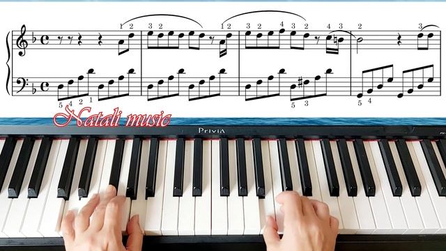 #пианинодляначинающих #пианино #Natalimusic Городок Анжелика Варум На Пианино Обучение +НОТЫ ЛЕГКО