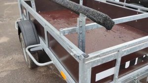 Модуль для перевозки лодки на бортовой легковой оцинкованный прицепе Ursa