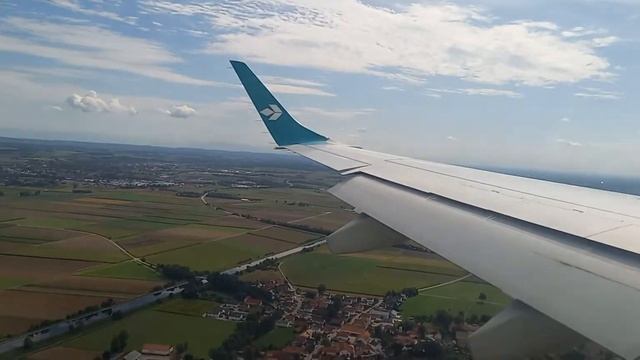Air Dolomiti Embraer 195 landing to Munich Franz Josef Strauss Internatonal airport смотреть онлайн