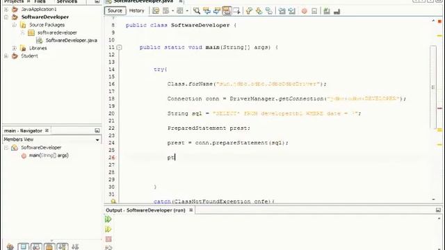 Java Database Prepared Statement смотреть онлайн