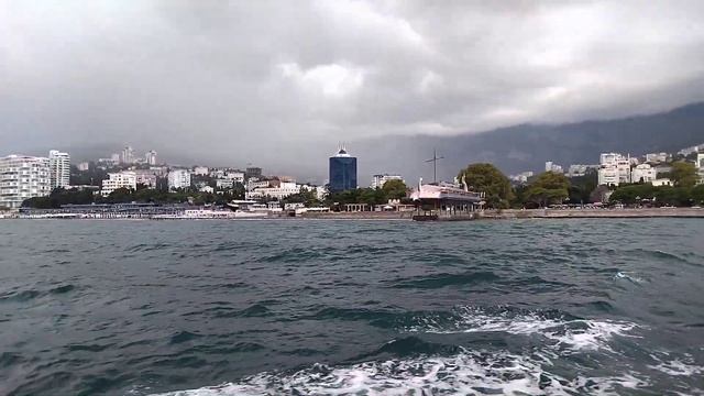 Крым Ялта, вид с катера смотреть онлайн