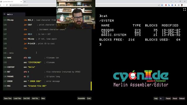 Learning 6502 Assembly on the Apple II, the easy way - Ep. 10: File I/O with ProDOS смотреть онлайн