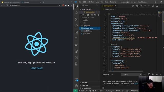 React Course - Fundamentals - Create React App смотреть онлайн