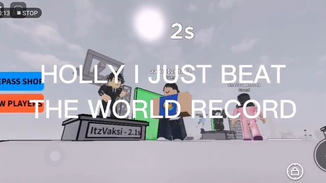 I beat a record in Roblox Time Records 2.s смотреть онлайн