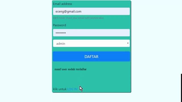 #BAG18 PENGGABUNGAN HALAMAN WEB LOG IN,HOME/INDEX dan DAFTAR смотреть онлайн