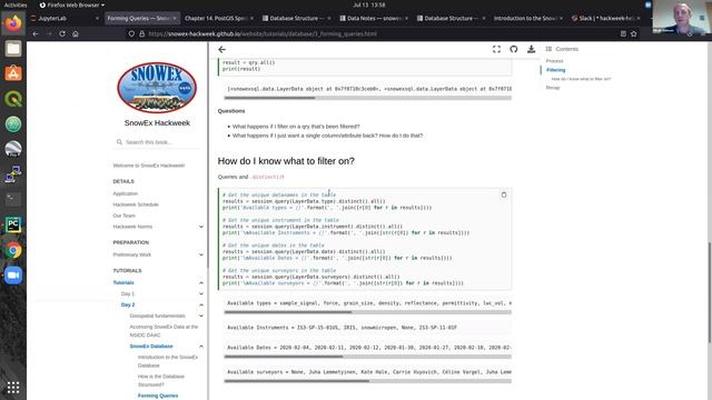 SnowEx Hackweek 2021: Databases смотреть онлайн