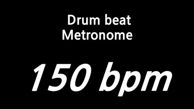 150 Bpm Drumbeat Metronome
