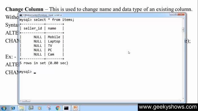 62. Change Column Name and Its Data Type WIthout Constraints in SQL (Hindi) смотреть онлайн