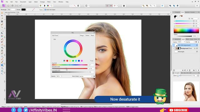Remove Green Background in Affinity Photo (Fix Color fringing Affinity Photo) Green Screen Removal смотреть онлайн
