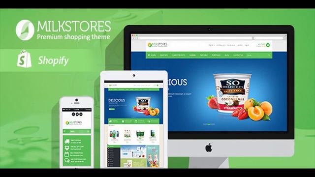 Leo Milk Store Shopify Theme | Themeforest Website Templates and Themes смотреть онлайн