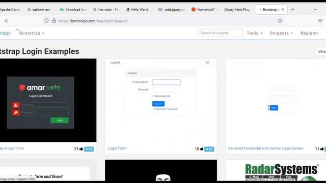 Aplicativos com PHP e JS - Aula 15 Template Login смотреть онлайн