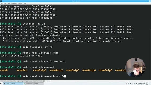 Reproducible NixOS installation w/ flakes смотреть онлайн