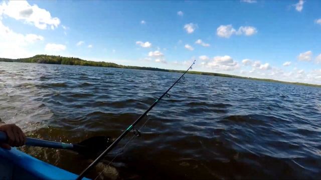 Solo Kayak Trip into Horseshoe Lake, Whiteshell Provincial Park. Tandem Kayak Portaging смотреть онлайн