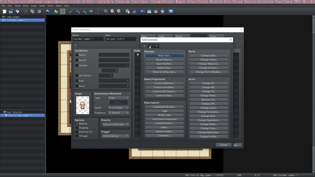 How to use the Event Editor Tutorial RPG Maker MZ The Basics смотреть онлайн